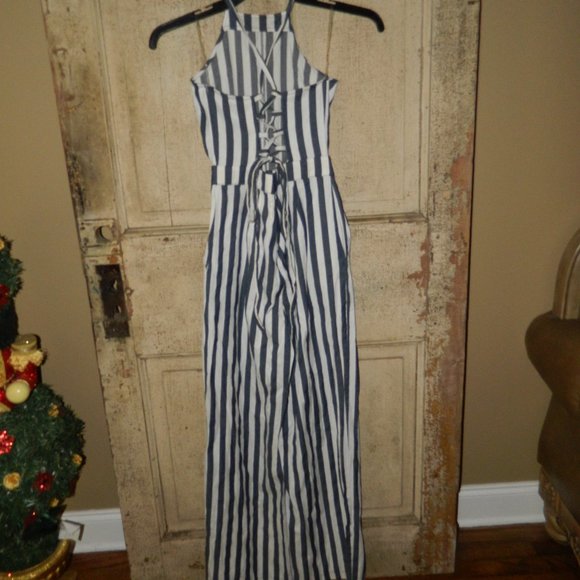 Fantastic Fawn One Pc Jumpsuit Stripe Size Small (W-35) - Picture 3 of 7